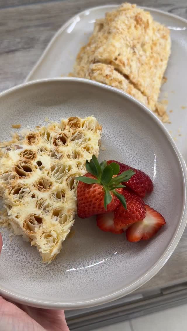 Instagram Reel · 2026-04-18 · Napoleon Torte ohne backen, super einfach in der Zubereitung, denn es werden nur d